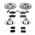 thumbnail image 3 of PowerStop Front and Rear Z23 Evolution Sport Carbon-Fiber Ceramic Brake Pad and Drilled & Slotted Rotor Kit Fits: VOLKSWAGEN Select Models K376, 3 of 10