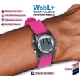thumbnail image 7 of Smallest Vibrating Waterproof Reminder Watch (Pink Band / Black Case), 7 of 7