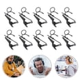 thumbnail image 4 of 10pcs Iron Microphone Clips Microphone Lavalier Clip Mic Lapel Clip Accessories, 4 of 8