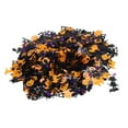 thumbnail image 1 of Confeti de Halloween de 200 g para mesa de fiesta de Halloween, calabaza, telarañas, papel de aluminio, lentejuelas metálicas, decoración, HMS220722, 1 of 14