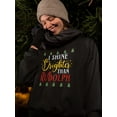 thumbnail image 2 of Shine Brighter Than Rudolph Sweatshirt Women -Smartprints Designs, Female 4X-Large, 2 of 4
