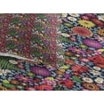 thumbnail image 3 of Ambesonne Floral Quilted Coverlet 3 Pcs, Asters Chamomiles and Ferns, Queen Size, Multicolor, 3 of 4