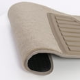 thumbnail image 6 of Auto Drive 4PC Carpet Car Floor Mat Tufted Polyester Tan - Universal Fit, 202WM66, 6 of 8