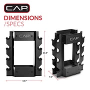 CAP Dumbbell and Kettle Bell Storage Rack