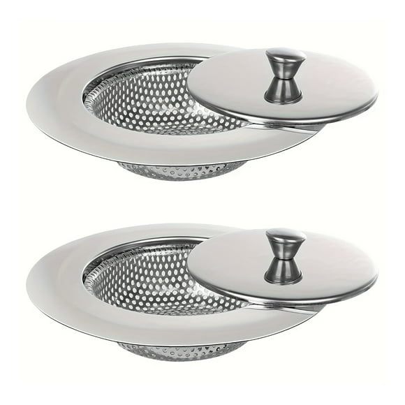 Colador de cocina de acero inoxidable, filtro de desagüe universal para grifos y fontanería, malla duradera para triturador de basura