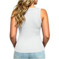 thumbnail image 6 of VBVC Women's Plus Ribbed V Neck Fitted Tank Tops , Ladies' Basic Sleeveless Camisole , Summer Casual Layering Shirts For Women, L-5XL, 6 of 7