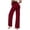 *Wine, variant on VBVC Women's High Waisted Wide Leg Pants , Quick-Dry Yoga Pants For Women,Ladies' Stretchy Athleisure Trousers with Pockets,Beige,XS-XL