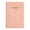 Coral Pink, variant on 1Pc Aqua Blue Medium Lined Journal Notebook, Soft Textured PU Leather Notepad 7"x10" with Band & Bookmark