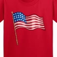 thumbnail image 4 of Inktastic American Flag Design Youth T-Shirt, 4 of 5