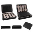 thumbnail image 4 of Estuche Joyero Spptty 8 rejillas PU negro almacenamiento para reloj Joyas, 4 of 7