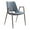 Azure Gray & Walnut, variant on Desi Dining Chair Azure Gray & Walnut Dining Chair, Modern Style, Plush and durable faux leather fabric, Plywood, Indoor Dining