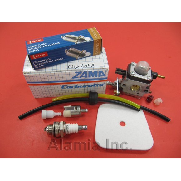 Genuine Mantis Tiller Parts Tune Up kit with Mantis Carburetorc1u-k54a. Fits All New Mantis and Echo Tiller with 3-Fuel Hoses System