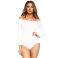 thumbnail image 4 of K-Cliffs Classic Fit Long Sleeve Bodysuit (Women's), 1 Count, 1 Pack_White, 4 of 6