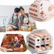 thumbnail image 4 of 2 st äggbehållare för kylskåp, äggdispenser automatisk rullande äggbricka Förvaring 30 ägg Transparent 2PCS Transparent, 4 of 5