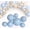 Light Blue, variant on Reusable Inflatable Balloon Garland Arch Kit, Linked PVC Balloons