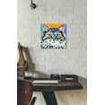 thumbnail image 3 of Epic Graffiti 'Dramatic Cats I' by Carolee Vitaletti Canvas Wall Art, 12"x12", 3 of 3