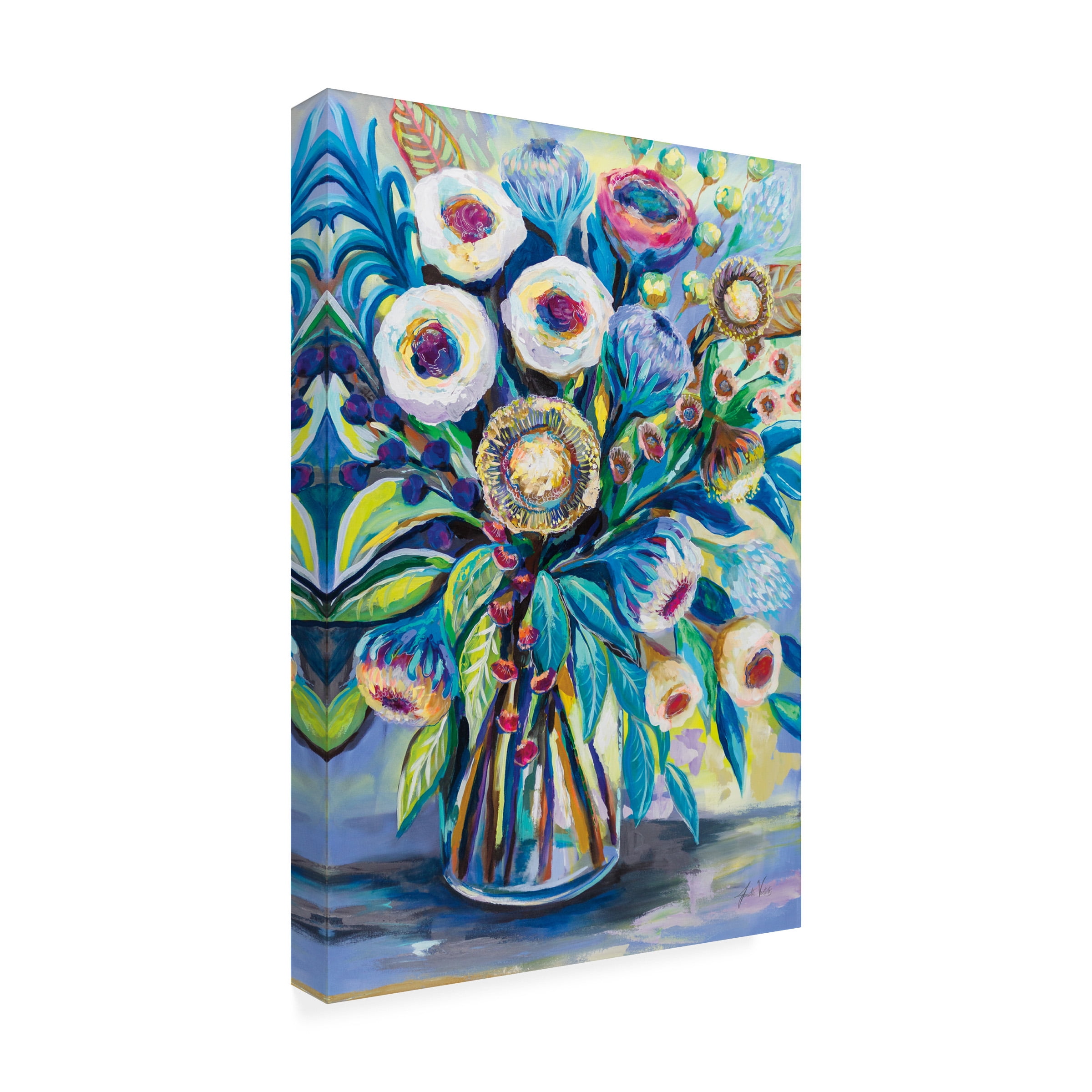 Jeanette Vertentes 'Bountiful Bouquet' Canvas Art