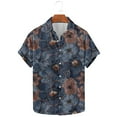 thumbnail image 2 of ZQUUVOU Men's Hawaiian Shirt With Mature Floral Pattern Short Sleeve Resort Casual Beachwear Collar Summer Beach Shirts B-Multicolor, 2 of 5