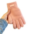 thumbnail image 2 of Women's Winter Gloves Touchscreen Gloves Women Men, Warm Knit Gloves for Cold Weather with Elastic Cuff, 2 of 3