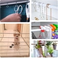 thumbnail image 3 of 12 Pack Tension Rods for Windows 28 to 48 Inch Spring Tension Rod Adjustable Metal No Drill Curtain Rod for Windows, Shower, Door, Kitchen (White, 12 Pack), 3 of 5