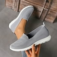 thumbnail image 5 of longantii Orthopedic Dress Shoes for Women Arch Support Non Slip Slip on Golf Shoes Lightweight Mesh Stretch Volleyball Shoes Comfortable 2026 New Orthopedic Shoes Gray, 5 of 5
