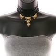 thumbnail image 4 of Mi Amore Necklace-Earring-Set Gold-Tone/Black, 4 of 4