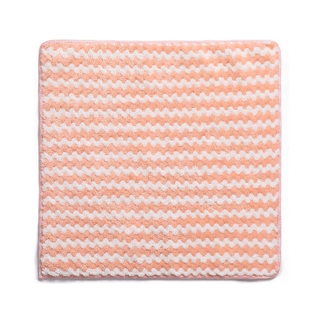 Paño de lavaplatos engrosado - Súper absorbente y sin pelusa, diseño de escamas de pescado para limpieza sin manchas, 25x25cm o 30x30cm, paquete de 2
