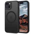 thumbnail image 1 of DOMAVER Magnetic iPhone 15 Case (6.1") - Slim Fit Matte Translucent Cover | MagSafe Compatible | Shockproof Anti-Yellowing | Black, 1 of 9