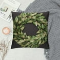 thumbnail image 2 of RUIYC Leaves Wreath Throw Pillow Covers Farmhouse Decorative Square Pillow Covers for Farmhouse Home Decor, 2 of 5