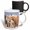 Multicolor, variant on 3drose, Vermillion Flycatcher in Mesquite Tree, Pima County, Arizona., 11oz Two-tone Yellow Mug