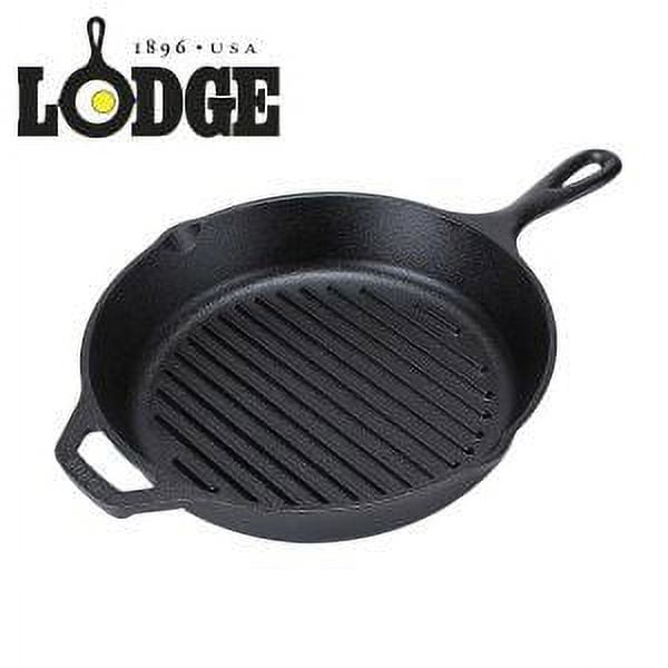 Lodge Cast Iron Logic 8.25 Ribbed Panini or Grill Press, LPP3