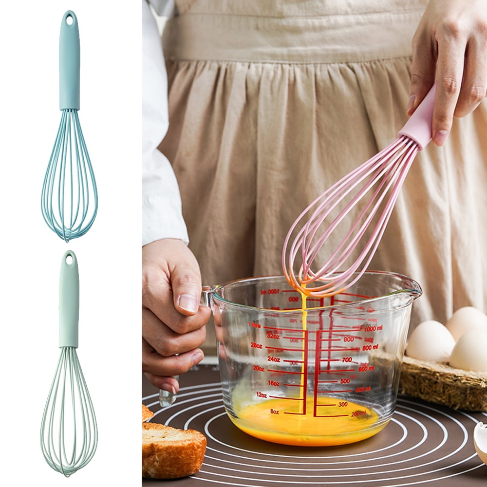  BILLIOTEAM 5 Pack Colorful Mini Silicone Kitchen Whisks,Mini  Kitchen Whisk for Dough Milk Egg Blending Stirring Whisking and  Beating,Hair Color,Small Craft Projects(5 Colors,6 Inches): Home & Kitchen