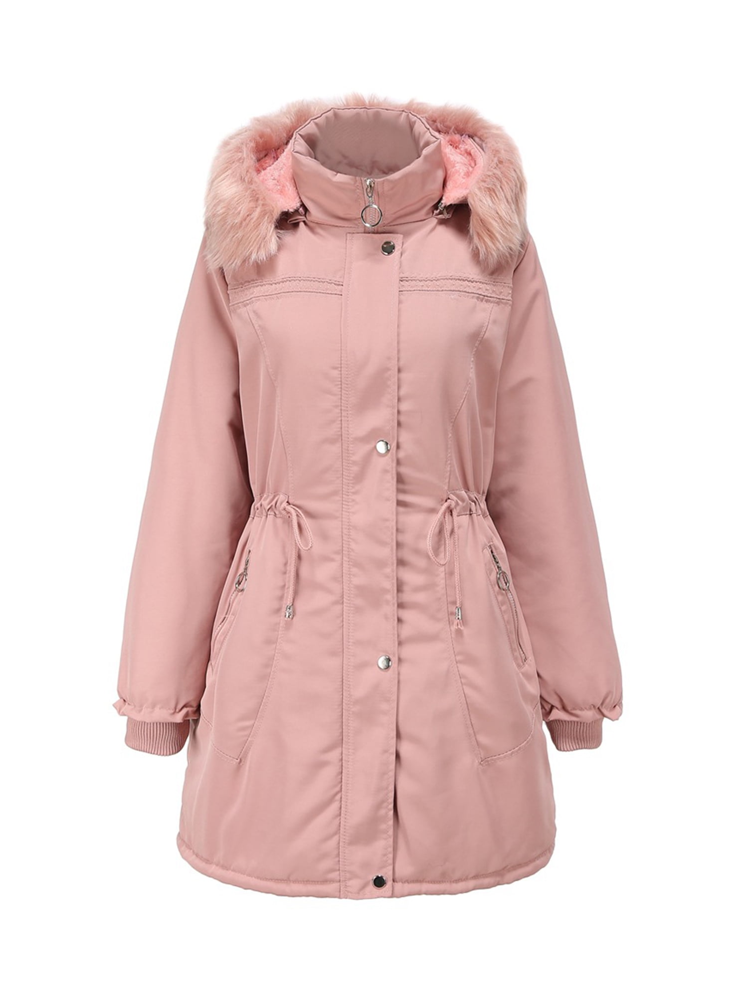 fur hoodie womens