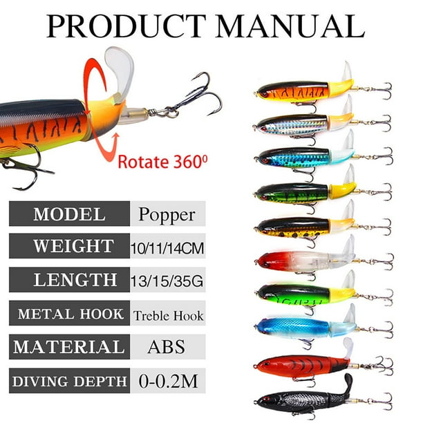 Fankiway Clearance Sale 15g Fishing Bait Fishing Float Tractor Water Float Wave Bait Fishing Gear Kitchen Gadgets Clearance White One Size