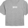 thumbnail image 3 of Wicked - White Logo - Adult Juniors Cropped Graphic T-Shirt, 3 of 5