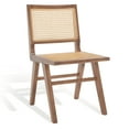thumbnail image 6 of SAFAVIEH Couture Hattie Contemporary Rattan Solid Dining Chair, Brown (Set of 2), 6 of 13
