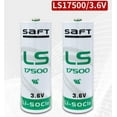 thumbnail image 2 of 20-Pack LS17500 (ER17500) 3.6 Volt A Lithium Batteries (3600 mAh) Replacement Battery for SAFT LS17500 Emergency Backup, 2 of 8