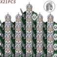 thumbnail image 1 of 21 Pcs Blocs de Construction Guerrier Nain Médiéval Classique, 1 of 4