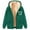 Green, variant on Meichang Sherpa Hoodie Women with Zipper Hooded Sweatshirt Fleece Lined Jacket Coat Winter Long Sleeve Pockets Warm Outerwear Wine M