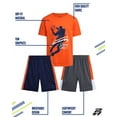 thumbnail image 2 of Pro Athlete Boys Shorts Sets - 3 Piece Athletic Graphic Tee and Dry Fit Shorts for Boys (8-16), 2 of 7