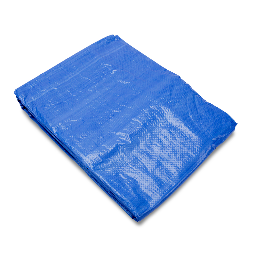 B-air Grizzly Tarps 8 X 10 Feet Blue Multi Purpose Waterproof Poly Cover 5 Mil Thick 8 X 8 Weave - image 3 of 8