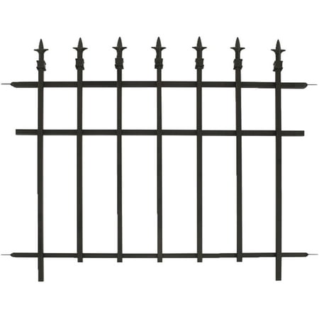 Panacea Finial Decorative Border Fence (Best Way To Paint Garden Fence)