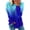 Blue, variant on 3/4 Length Sleeve Womens Tops Plus Size Cotton Womens Fall Tops Round Neck Casual Long Sleeve Sweatshirt Tops Blouse