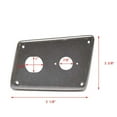 thumbnail image 4 of Ranger Boat Blank Ignition Panel 312519 | Gray 5 1/8 x 3 5/8 Inch, 4 of 4