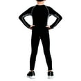 thumbnail image 3 of XAOFW Boys Athletic Compression Shirt And Shorts Workout Training Gear For Youth Sports Performance Activewear, 3 of 7