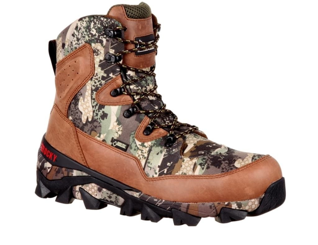 rocky outdoor boots mens denier claw leather venator camo rks0325