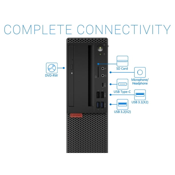 Lenovo ThinkCentre M720s Desktop, Intel Core i3-9100 Upto 4.2GHz