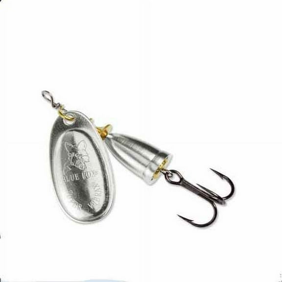 Blue Fox Classic Vibrax Size 4 Inline Spinner 3/8 oz Silver/Silver