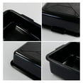 thumbnail image 6 of 22 L Black Bus Pans Large, Plastic Bus Tub Box, 4 Pack, 6 of 8