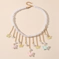 thumbnail image 3 of AOOOWER Elegant Butterfly Necklace Adjustable Chain Necklace Fashionable Accessories Neck Jewelry Perfect for Jewelry Collectors, 3 of 7
